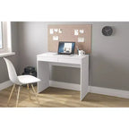 Tiroir Tijuca 2 Bureau compact pour étudiant blanc - Polifurniture : Style moderne, Design compact, Assemblage adulte