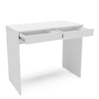 Tiroir Tijuca 2 Bureau compact pour étudiant blanc - Polifurniture : Style moderne, Design compact, Assemblage adulte