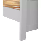 Cadre de lit plateforme en bois King Westport gris - Finch