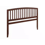 AFI King Richmond Headboard Walnut: Satin Stained Finish, Wood Frame, Spot Clean, 50" Height