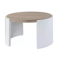Acme Furniture Zoma Coffee Table White/Oak Finish