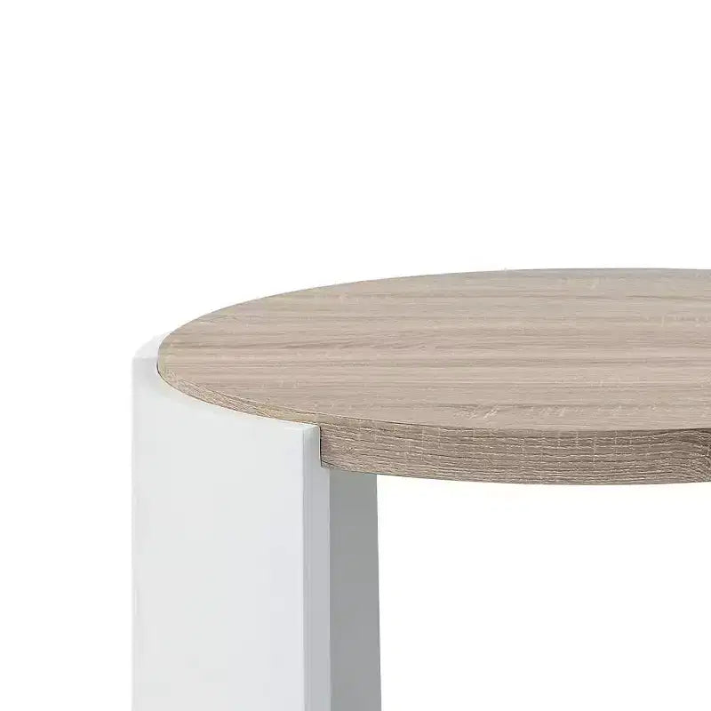 Table basse Zoma Acme Meubles Blanc/Chêne