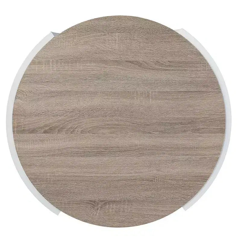 Table basse Zoma Acme Meubles Blanc/Chêne
