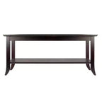 Table basse Gênes plateau verre expresso - Winsome