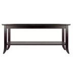Table basse Gênes plateau verre expresso - Winsome