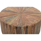 Table basse rustique en bois de récupération marron - Olivia & May