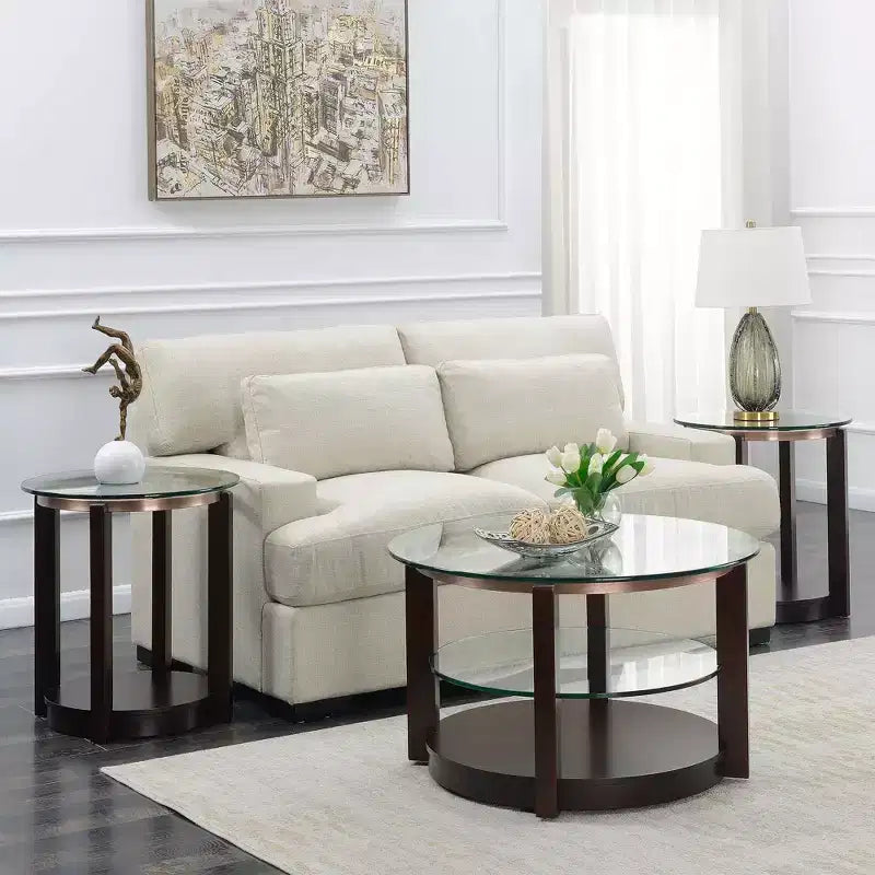 Ensemble de 3 tables d'appoint Benton Espresso - Picket House Furnishings