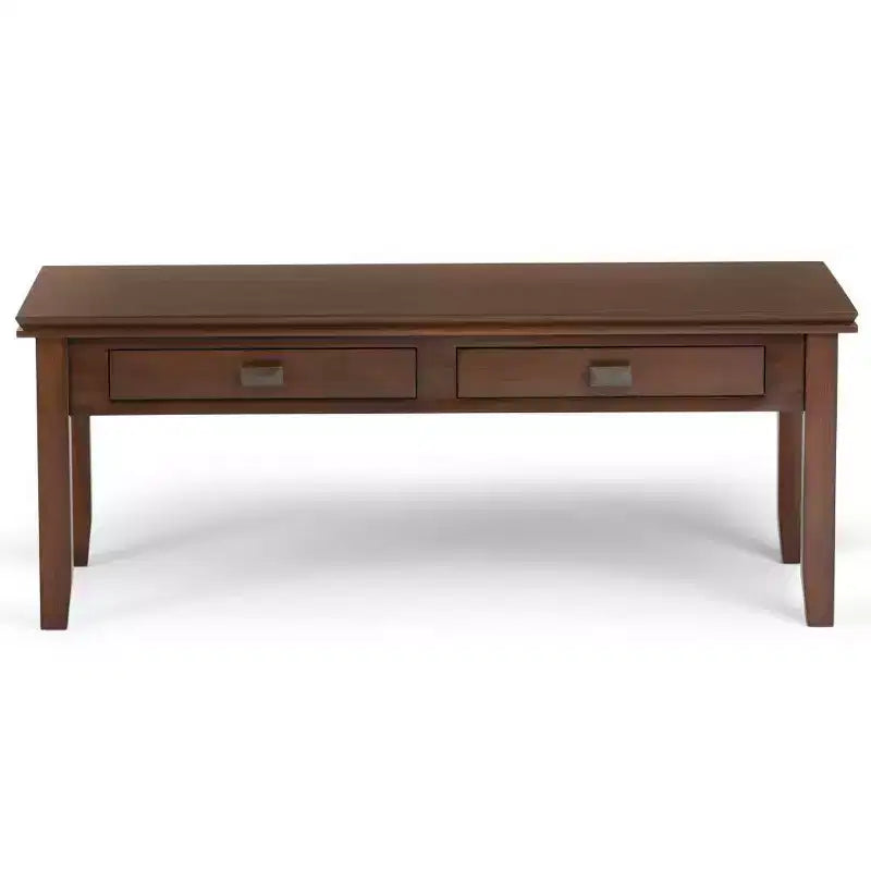 Table basse Stratford 46 po, brun roux - WyndenHall