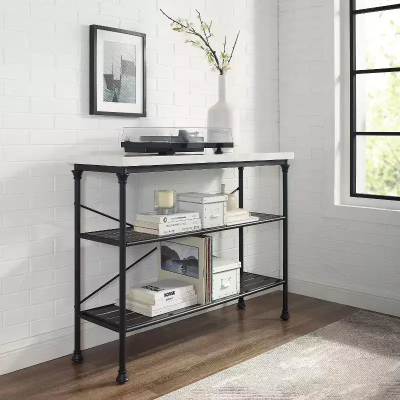Madeleine Console Noir Mat - Crosley