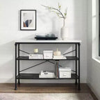 Madeleine Console Noir Mat - Crosley