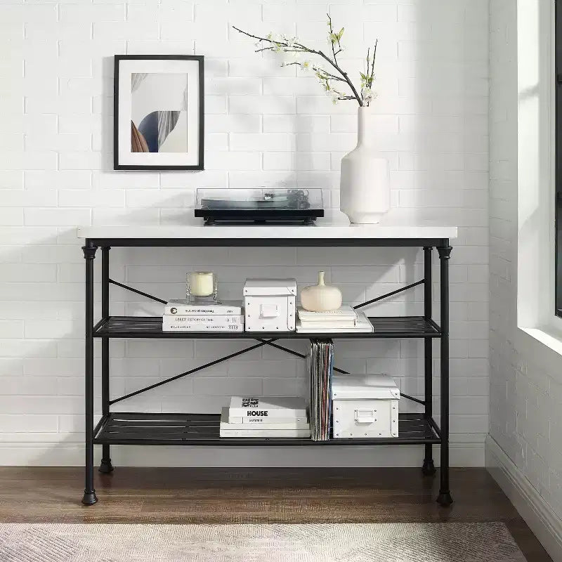 Madeleine Console Noir Mat - Crosley