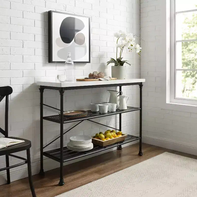 Madeleine Console Noir Mat - Crosley