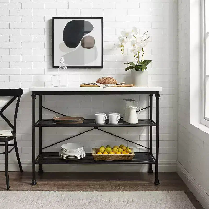 Madeleine Console Noir Mat - Crosley