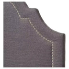 Tête de lit capitonnée en tissu moderne et contemporain Rita – Lit simple – Baxton Studio