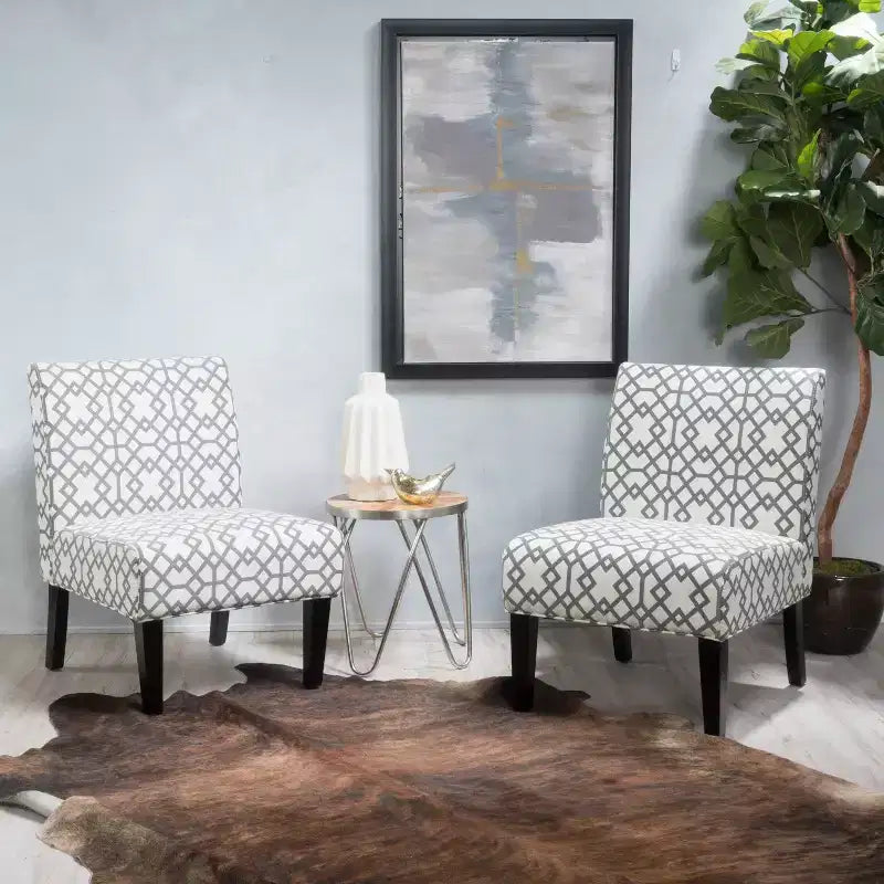 Lot de 2 fauteuils d'appoint Kassi - Christopher Knight Home