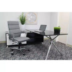 Fauteuil de bureau de direction contemporain à rayures – Boss Office Products