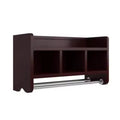 Bath Storage Shelf with Towel Rod 25 - Alaterre Furniture