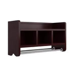 Bath Storage Shelf with Towel Rod 25 - Alaterre Furniture
