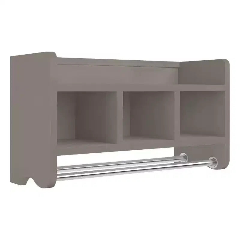 Étagère de rangement de salle de bain avec porte-serviettes 25 - Meubles Alaterre