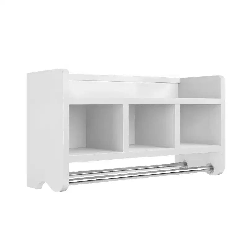Étagère de rangement de salle de bain avec porte-serviettes 25 - Meubles Alaterre