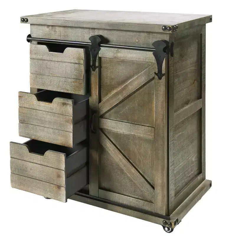 Meuble d'appoint Presley avec porte coulissante - StyleCraft