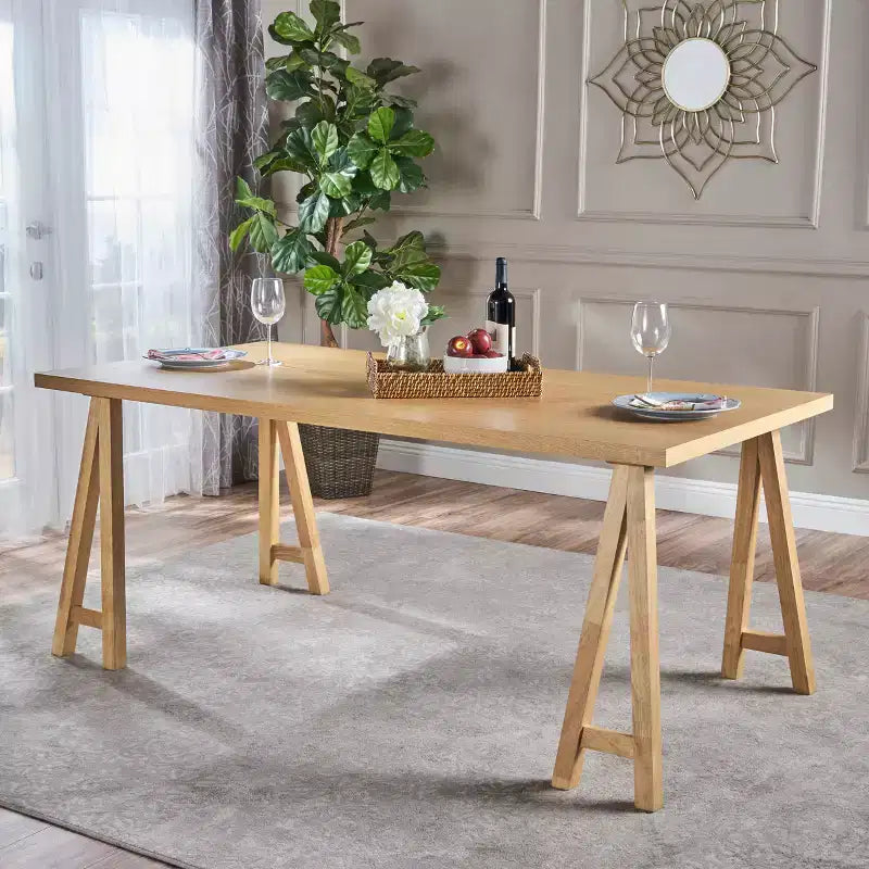Table de salle à manger rectangulaire en bois Sabine 71 po - Christopher Knight Home