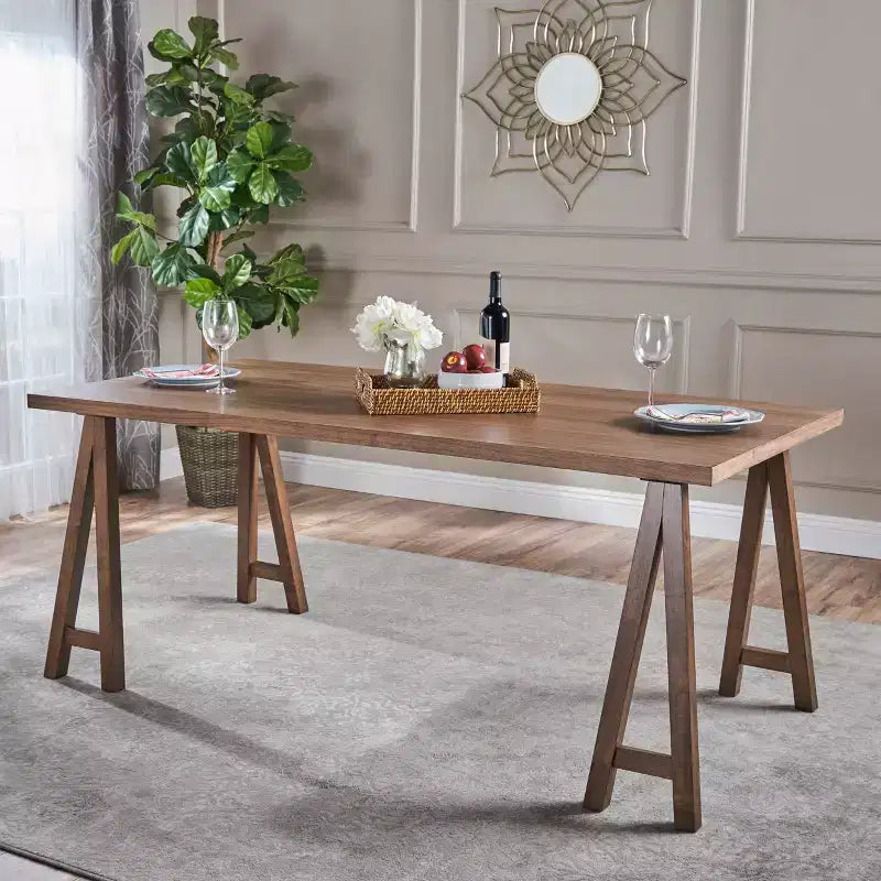 Table de salle à manger rectangulaire en bois Sabine 71 po - Christopher Knight Home