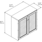 Petit meuble de rangement Fairview avec portes - Bush Furniture