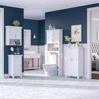 Armoire de rangement murale de salle de bain Somerset pour WC avec étagère réglable