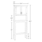 Armoire de rangement murale de salle de bain Somerset pour WC avec étagère réglable
