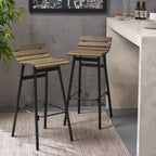 Lot de 2 tabourets de bar en bois Pepperwood – Christopher Knight Home