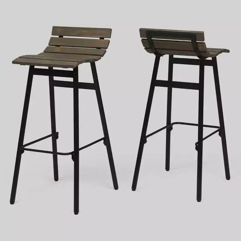 Lot de 2 tabourets de bar en bois Pepperwood – Christopher Knight Home