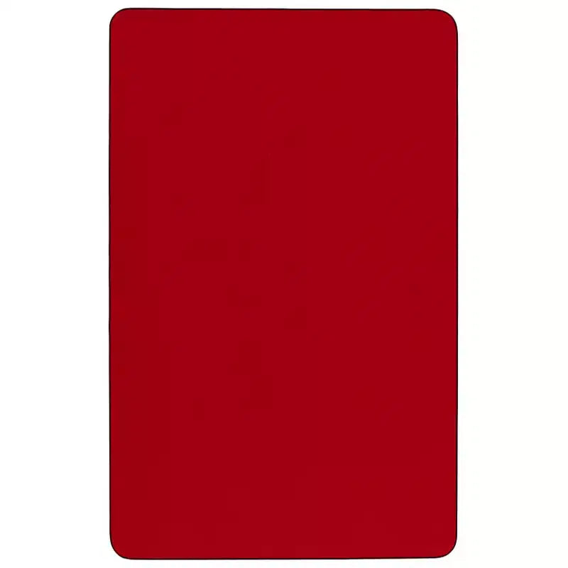 Flash Furniture Table d'activité rectangulaire en stratifié thermique de 30 po L x 60 po l - Pieds réglables en hauteur standard