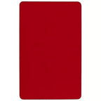 Flash Furniture Table d'activité rectangulaire en stratifié thermique de 30 po L x 60 po l - Pieds réglables en hauteur standard