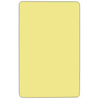 Flash Furniture Table d'activité rectangulaire en stratifié thermique de 30 po L x 60 po l - Pieds réglables en hauteur standard