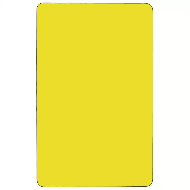 Flash Furniture Table d'activité rectangulaire en stratifié HP de 76,2 cm de largeur x 182,9 cm de longueur - Pieds réglables en hauteur standard