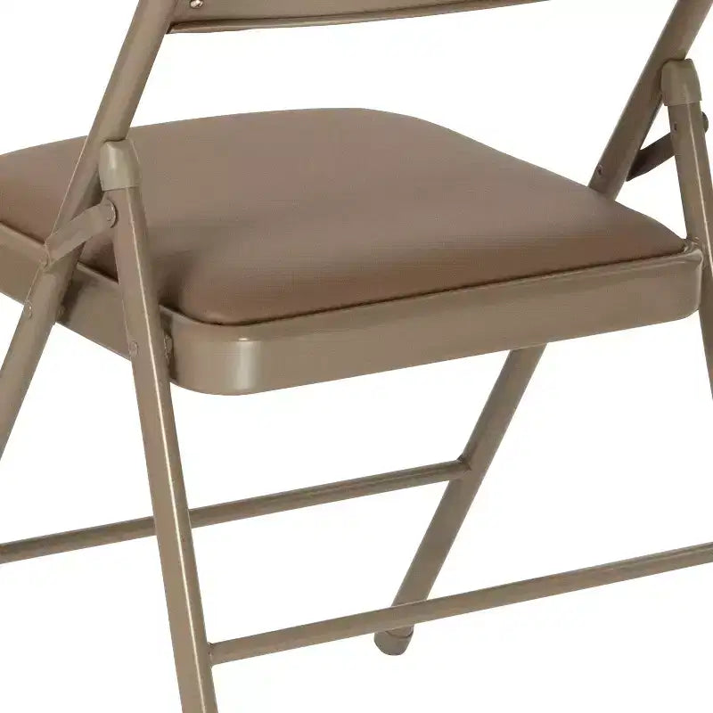 Lot de 2 chaises pliantes en vinyle à double renfort Flash Furniture série HERCULES
