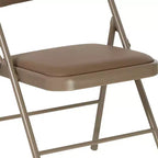 Lot de 2 chaises pliantes en vinyle à double renfort Flash Furniture série HERCULES