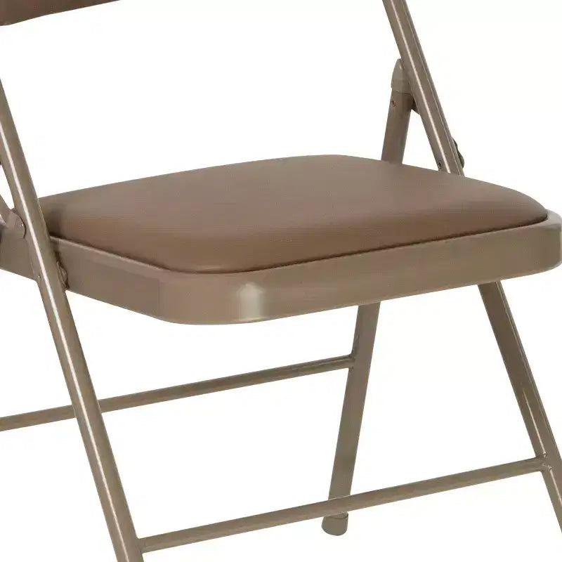 Lot de 2 chaises pliantes en vinyle à double renfort Flash Furniture série HERCULES