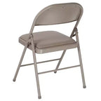 Lot de 2 chaises pliantes en vinyle à double renfort Flash Furniture série HERCULES