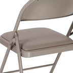 Lot de 2 chaises pliantes en vinyle à double renfort Flash Furniture série HERCULES