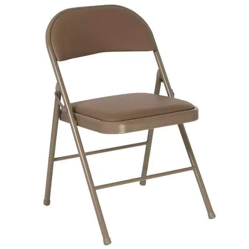 Lot de 2 chaises pliantes en vinyle à double renfort Flash Furniture série HERCULES