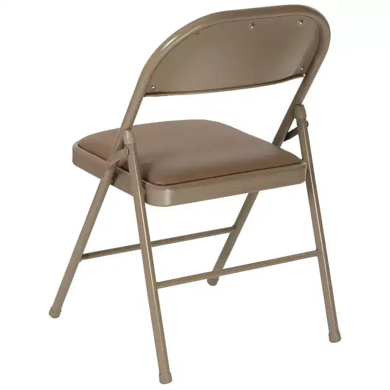 Lot de 2 chaises pliantes en vinyle à double renfort Flash Furniture série HERCULES