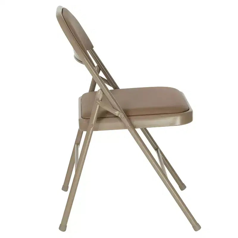 Lot de 2 chaises pliantes en vinyle à double renfort Flash Furniture série HERCULES