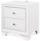Table de chevet Edmond 2 tiroirs avec USB - Click Decor