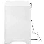 Table de chevet Edmond 2 tiroirs avec USB - Click Decor