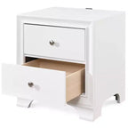 Table de chevet Edmond 2 tiroirs avec USB - Click Decor