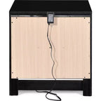 Table de chevet Edmond 2 tiroirs avec USB - Click Decor
