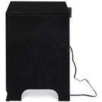Table de chevet Edmond 2 tiroirs avec USB - Click Decor