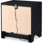 Table de chevet Edmond 2 tiroirs avec USB - Click Decor